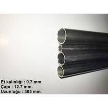 K&s 17123 Paslanmaz Çelik Yuvarlak Boru -0,7 Mm. Çeper