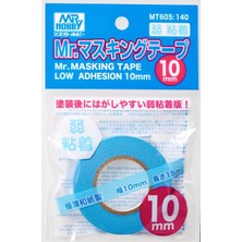 Mr.Hobby MT-605 10 mm. Zayıf Yapışkanlı Maskeleme Bantı, 18 Metre