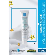 La Roche-Posay Effaclar Duo+M Nemlendirici Krem - Tüm Cilt Tipleri İçin Hafif Formül, 40 ml, Günlük Kullanım İçin İdeal