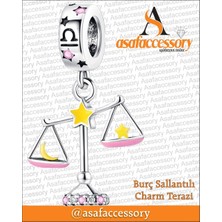Asaf Accessory Terazi Burcu Figür Charm Asafaccessory Gümüş