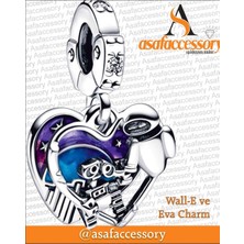 Asaf Accessory Wall-E Eva Sallantılı Charm Asafaccessory Mavi