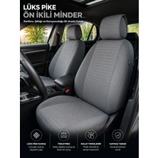 NewDeco Lüks Ön Ikili Oto Koltuk Minderi - Pike
