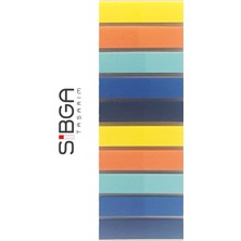 Sibga Tasarım Şeffaf Renkli Postit Post-It Post It. Kitap Ayracı Ayraç Postit Sticker Not Kağıdı 200 Yaprak