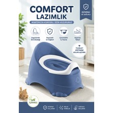Funny Life Comfort Bebek Lazımlık Kaymaz Tabanlı Çıkarılabilir Hazneli Ergonomik Tuvalet Eğitim Lazımlığı