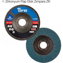 Gfb Zirkonyum Flap Disk Zımpara Zk  115 mm 80 Kum (10 Adet)