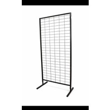 Özlüce Raf 60X190CM Ayaklı Tel Pano Siyah