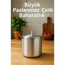 Empressco Paslanmaz Çelik Baharatlık, Büyük Boy, Ev ve Restoran Kullanımı