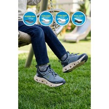 Minican BXZ001 F Indigo-Lacivert Geniş Kalıp Erkek Çocuk Spor Ayakkabı