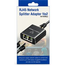 Narita Network Çoğaltıcı 2 Port Gigabit Ethernet Splitter Çoklayıcı (1000MBPS) - NRT-4512 RJ45