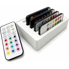 Yapı3D 📺✨ 5 Bölmeli Uzaktan Kumanda Düzenleyici Organizer Masaüstü Kumanda Tutucu