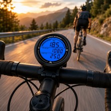 MDSTECH Kablolu Bisiklet Bilgisayarı Km Saati | LCD Ekranlı Hız, Mesafe, Süre, Odo Ölçer | Su Geçirmez Bisiklet Kilometre Sayacı