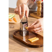 Porsima 4513 Paslanmaz Çelik Çok Amaçlı El Rendesi - Sarımsak Rendesi 12CM