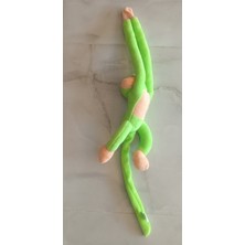 Ases Store Peluş Sarılan Maymun - Karışık Renk - Sessiz Versiyon - Büyük Boy 70 cm