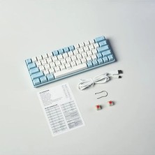 Pukotech T62 Mekanik Klavye  Rgb  63 Tuşlar Çalışırken Değiştirilebilir Oyun Klavyeleri  Kırmızı Switch