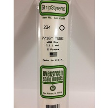 Evergreen 234 11,10*355 mm Yuvarlak PROFIL-2ADET -Beyaz