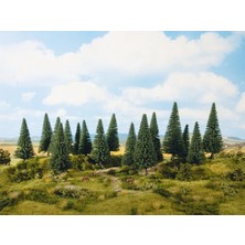 Noch 24640 Köknar Ağaçları, 8 Adet, 10-14 Cm. Diorama Malzemesi