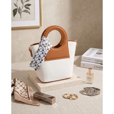 Lyra Canvas Fular Detaylı Mini Çanta Premium Yaz & Bahar Koleksiyonu