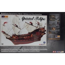 Occre 14000 1/60 Ölçek, Apostol Felipe, 79 Cm. Yelkenli Ispanyol Hazine Kalyonu, Ahşap Model Kiti
