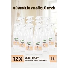 Glint Baby 12x1 L Bitkisel İçerikli Bebek Çamaşır Leke Çıkarıcı 12’li Ekonomik Paket