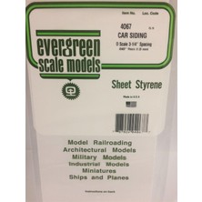 Evergreen 4067 1,0*150*300MM Konteynır Kaplama-O Scale-1 Ade