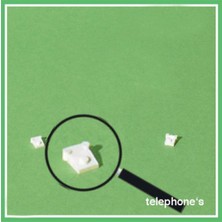 Schulcz 572303 1/25 Ölçek, Telefon -Beyaz -2 Adet