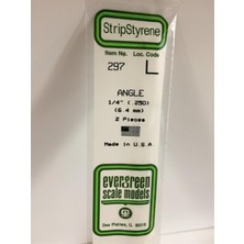 Evergreen 297 6,4*355 mm Köşebent-L CUBUK-3ADET -Beyaz