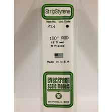 Evergreen 213 2,50*355 Mm Yuvarlak Cubuk-5 Adet -Beyaz