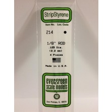 Evergreen 214 3,20*355 Mm Yuvarlak Cubuk-4 Adet -Beyaz