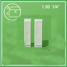 Schulcz 559008 1/50 Ölçek, Elbise Dolabı-Kombinasyonlu-10 Mm-Beya