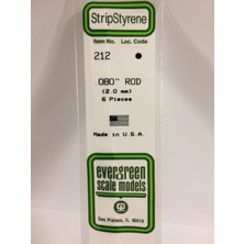 Evergreen 212 2,0*355MM Yuvarlak Cubuk-6 Adet -Beyaz