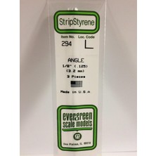 Evergreen 294 3,2*355 mm Köşebent-L Cubuk-3 Adet -Beyaz
