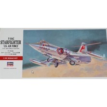 Hasegawa PT19 7219 1/48 Ölçek, F-104C Starfighter U.s. Air Force, Savaş Uçağı Plastik Model Kiti