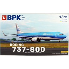 Big Planes Kits 7219 1/72 Ölçek, 737-800 Klm Yolcu Uçağı, Plastik Model Kiti