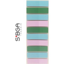 Sibga Tasarım Şeffaf Renkli Postit Post-It Post It. Kitap Ayracı Ayraç Postit Sticker Not Kağıdı 200 Yaprak