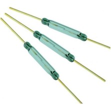 14MM Tek Kontakt Reed Röle - Reed Switch Contact - 10 Adet