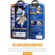 Azeada iPhone 15 Pro Max Uyumlu Temperli Cam Ekran Koruyucu – Hd, Çizilmez, Metal Kutu