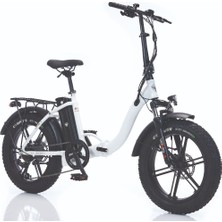 Corelli Voniq-S Eco Mg 20 Jant 42K H.disk Folding Fat Bike Elektrikli Bisiklet Krem