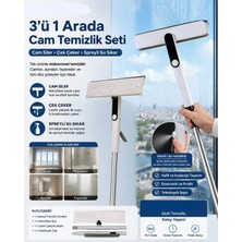 Hansel Cam,yer,duvar Silme Mopu Püskürtmeli Hazneli Teleskopik Mop