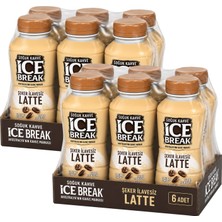 Ice Break Şekersiz Latte 375 ml 12 Li