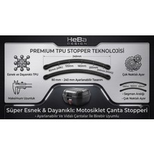Gp Kompozit Çanta Uyumlu Vidalı Sistem Ayarlanabilir  Arka Çanta Kapak ipi (plastik) (1 Takım sağ-sol)Heba Design