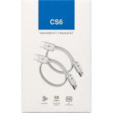 Narita Cs6 HDMI To HDMI Kablosuz Görüntü Aktarıcı Transmitter Receiver Seti (50 Metre)