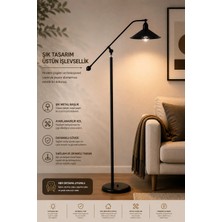 Moka Siyah Lambader Metal Başlıklı