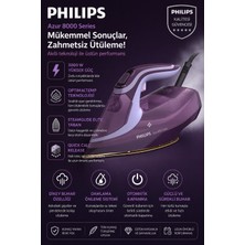 Philips 8000 Serisi Azur Buharlı Ütü, Kumaşa Göre Akıllı Isı Ayarlama, Optimaltemp Teknolojisi