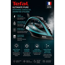 Tefal Puregliss 3200W Buharlı Ütü, 280G Şok Buhar, Micro-Calc Kireç Önleme Sistemi, Güvenli Otomatik Kapanma ve Maksimum Buhar Dağılımı
