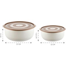 Hamur Leğeni 11,5 Lt+8 Lt Kumsal