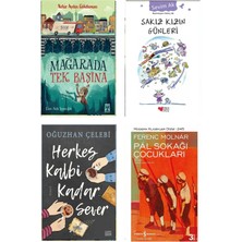 Timaş Çocuk 5-6-7.sınıf Okuma Seti Sakız Kızın Günleri Mağarada Tek Başına Herkes Kalbi Kadar Sever Pal Sokağı Çocukları 4 Kitap