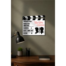 Gişe Arts Klaket Tablo / Duvar Dekoru - Vampir Günlükleri (The Vampire Diaries)