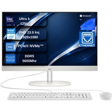 Hp Proone 240 G10 Intel® Core™ Ultra 5 125U  4.3ghz 16GB 512GB SSD Intel Graphics 23.8" Fhd 60hz Windows 11 Pro All In One Bilgisayar WD36TKETDNG01