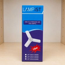 Lampist 18W 3’lü Pervane LED Ampul