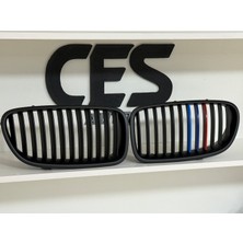 Ces Auto Bmw 5 Serisi F10 Uyumlu Mat Siyah M Renkli Panjur Seti Sıfır